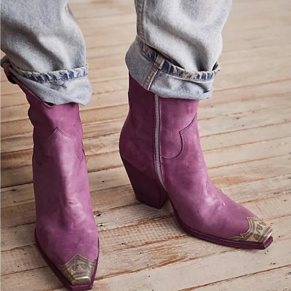 Free People Brayden Western Boots Size 9 1/2 NEW READ